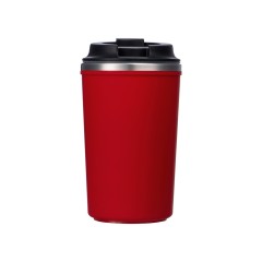 Герметичная термокружка на присоске "Kick", 350 мл, красный