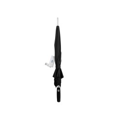 Зонт-трость 7560 Alu с деталями из прочного алюминия, полуавтомат, черный