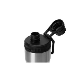 Бутылка для воды «Supply» Waterline, нерж сталь, 850 мл, серебристый/черный