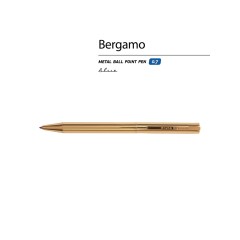 Ручка металлическая шариковая "Bergamo", золотистый