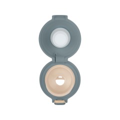 Вакуумная термокружка Waterline c кнопкой «Guard», 400 мл, тубус, антрацит