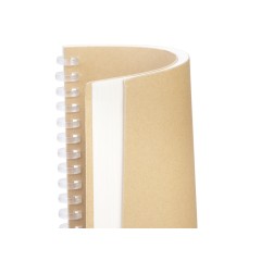 Блокнот на мягкой спирали А5 "Sahara", 60 листов 70 гр/м2, натуральный
