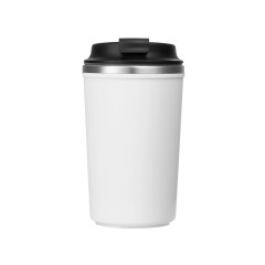 Герметичная термокружка на присоске "Kick", 350 мл, белый (Р)