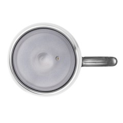 Кружка с двойными стенками с широкой ручкой и градиентным покрытием "Fog", черный