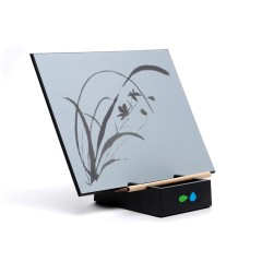 Планшет для рисования водой Акваборд, черный/серый