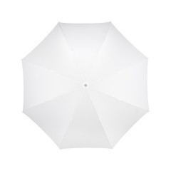Зонт-трость 7399 Alugolf полуавтомат, белый/титан