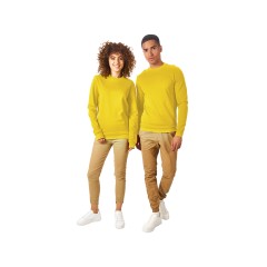 Свитшот "Motion" унисекс с начесом, жёлтый