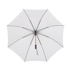 Зонт-трость 7399 Alugolf полуавтомат, белый/медный