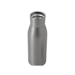 Вакуумная термобутылка с бамбуковой крышкой «Klas», 500 мл, серебристый
