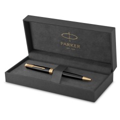 Ручка шариковая «Parker Sonnet Core Black Lacquer GT», черный/золотистый