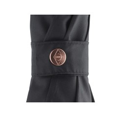 Зонт-трость 7399 Alugolf полуавтомат, черный/медный