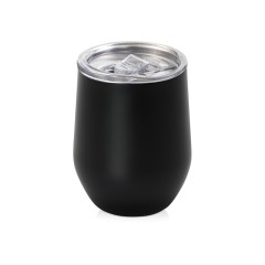 Вакуумная термокружка "Sense", непротекаемая крышка, крафтовая упаковка, черный