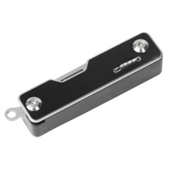 Мультитул-складной Canto 10-в-1 с защитным фиксатором, серебристый/черный