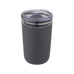 Bello, стеклянная кружка объемом 420 мл с внешней стенкой из переработанного пластика, серый