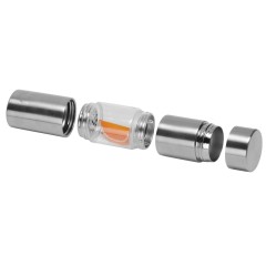 Бутылка для воды FLAVOUR U SEE, 460 мл, серебристый