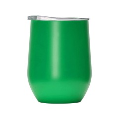 Вакуумная термокружка "Sense", непротекаемая крышка, крафтовая упаковка, зеленый