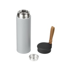 Вакуумный термос «Engage», 450 мл, тубус, средне-серый