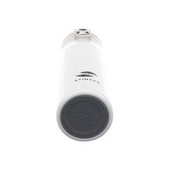 Термокружка Stinger, 0,42 л, сталь/пластик/силикон, белый, 6,5 x 7,5 x 21,9 см