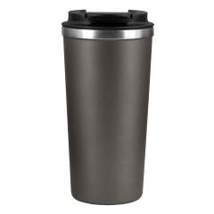 Термокружка вакуумная Palermo, серая, матовая поверхность