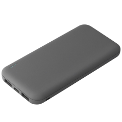 Внешний аккумулятор с подсветкой Luce 10000 mAh, серый