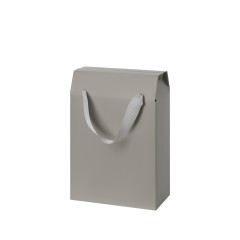 Подарочная коробка-пакет универсальная малая, серая