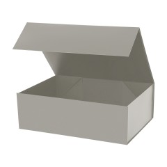 Подарочная коробка-трансформер средняя, серая