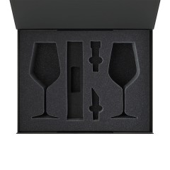 Ложемент под 2 бокала для вина + набор для вина Sacramento в большую коробку-трансформер (арт. 695722)