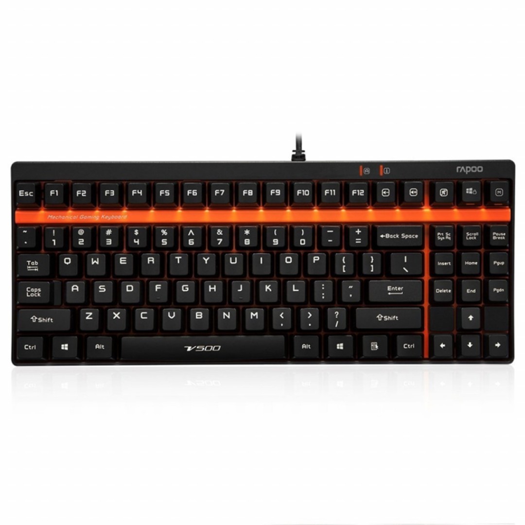 Механическая игровая клавиатура Xiaomi Rapoo V500 USB подсветка Color Light
