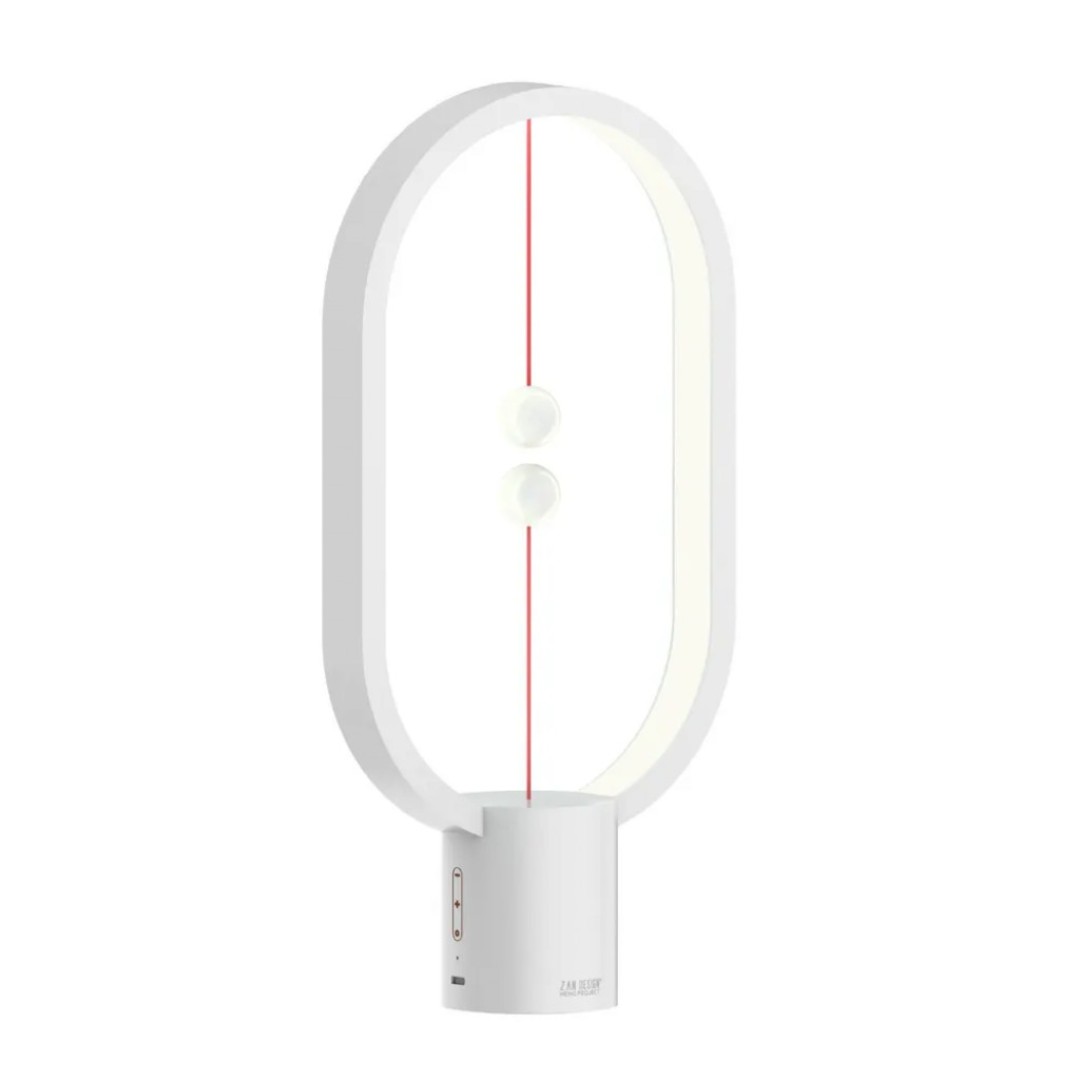 Настольная лампа с левитирующим выключателем Xiaomi Allocacoc Heng Balance Lamp Ellipse Light Wood (DH0037LW)