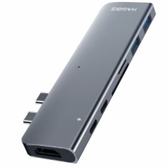 Многофункциональный адаптер Xiaomi HAGiBiS Type-C DC7