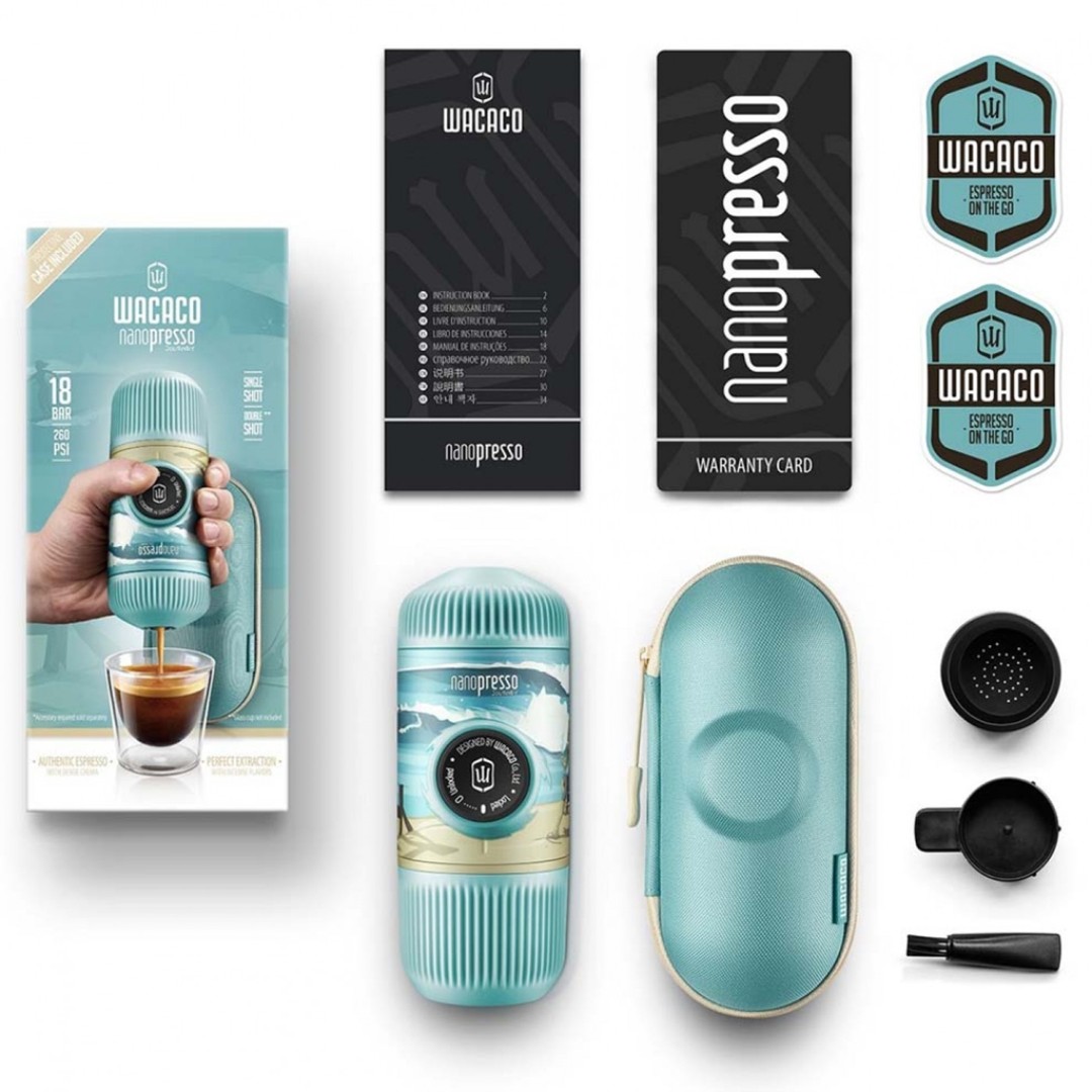 Ручная мини-кофемашина Wacaco Nanopresso Journey (WCCSMSS)