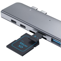 Многофункциональный адаптер Xiaomi HAGiBiS Type-C DC7