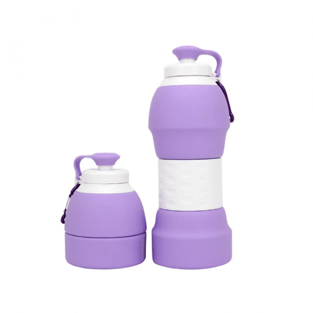 Силиконовая складная бутылка для воды 580 мл Xiaomi Collapsible Silicone Water Bottle