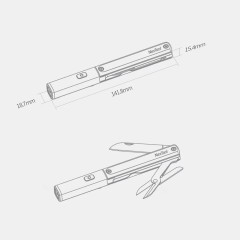Многофункциональный мультитул 3 в 1 Xiaomi Nextool N1