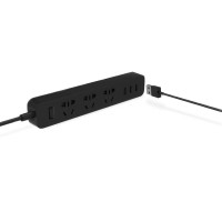 ​Удлинитель Xiaomi Mi Power Strip 3 Socket + 3 USB Black (XMCXB01QM)​