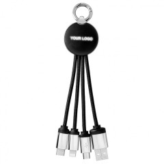 Кабель 3 в 1 Qwerty с подсветкой ( LD-301TX)