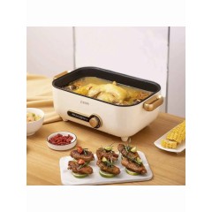 Многофункциональная электрическая кастрюля Xiaomi Zhenmi Multifunctional Electric Hot Pot 4L Creamy White (ZM-ED4001)