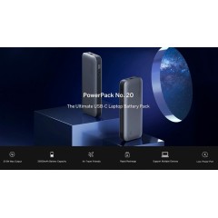 ​Внешний аккумулятор Xiaomi ZMI PowerPack 25000 mAh 210W Quick Charge 3.0 PD (QB826G)​