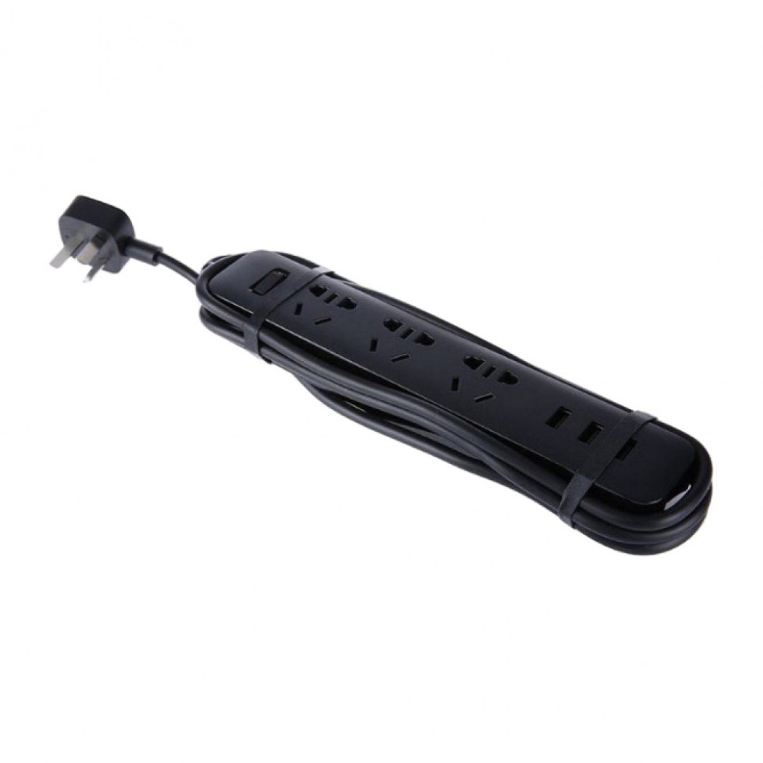 ​Удлинитель Xiaomi Mi Power Strip 3 Socket + 3 USB Black (XMCXB01QM)​