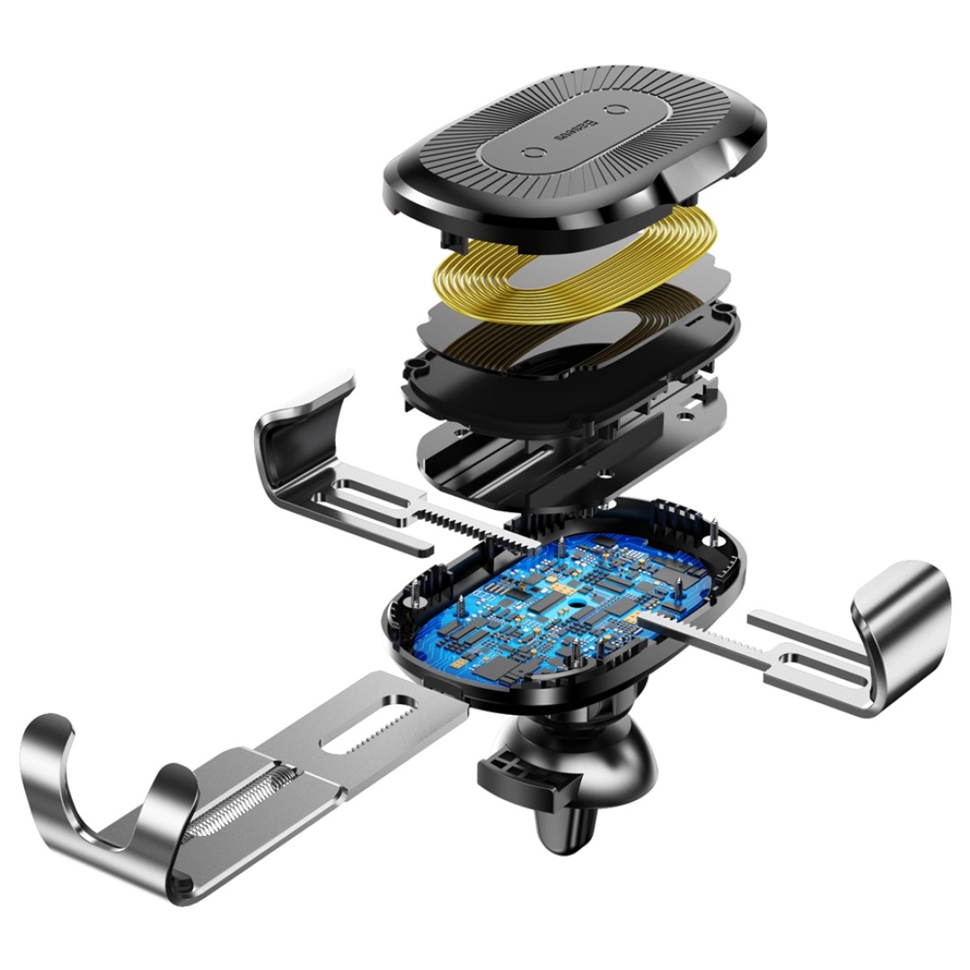 Автомобильный держатель с беспроводной зарядкой Baseus Wireless Charger Gravity Car Mount (WXYL-A01)