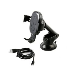 Автомобильный держатель с беспроводной зарядкой Baseus Osculum Type Wireless Charger Gravity Car Mount (WXYL-A01)
