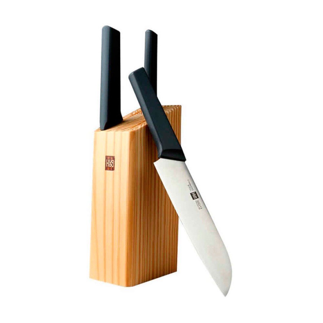 Набор стальных ножей Xiaomi Huo Hou 4-Piece Kitchen Knife Set Lite (HU0059)