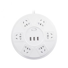 Удлинитель Xiaomi Top Tech Patch Panel SR21Y (6 розеток + 3 USB-порта)​