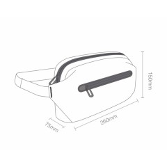 Сумка на пояс Xiaomi 90 Points Functional Waist Bag (ZJB4125RT)