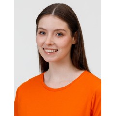 Футболка женская E190 оранжевая