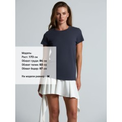 Футболка женская T-bolka Lady, темно-серая (графит)