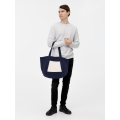 Шопер Shophop, синий с неокрашенным