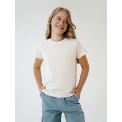 Футболка детская T-Bolka Kids, молочно-белая