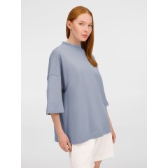 Футболка оверсайз унисекс T9, серая