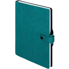 Ежедневник Strep Front на заказ, недатированный, бирюзовый